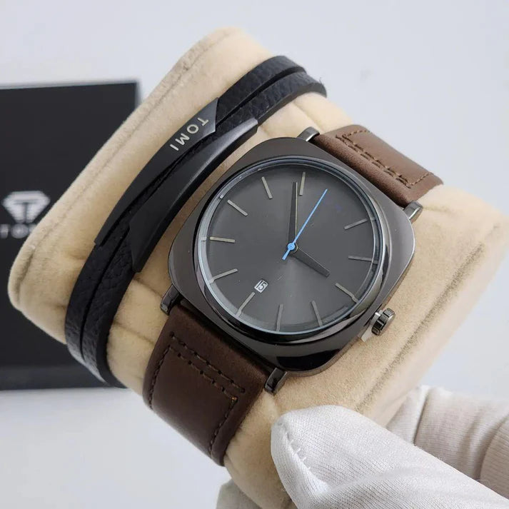 Tomi Brown Business Class Dial Watch