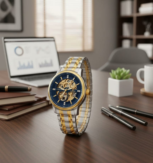 Stainless Steel Wrist Watch for Mens