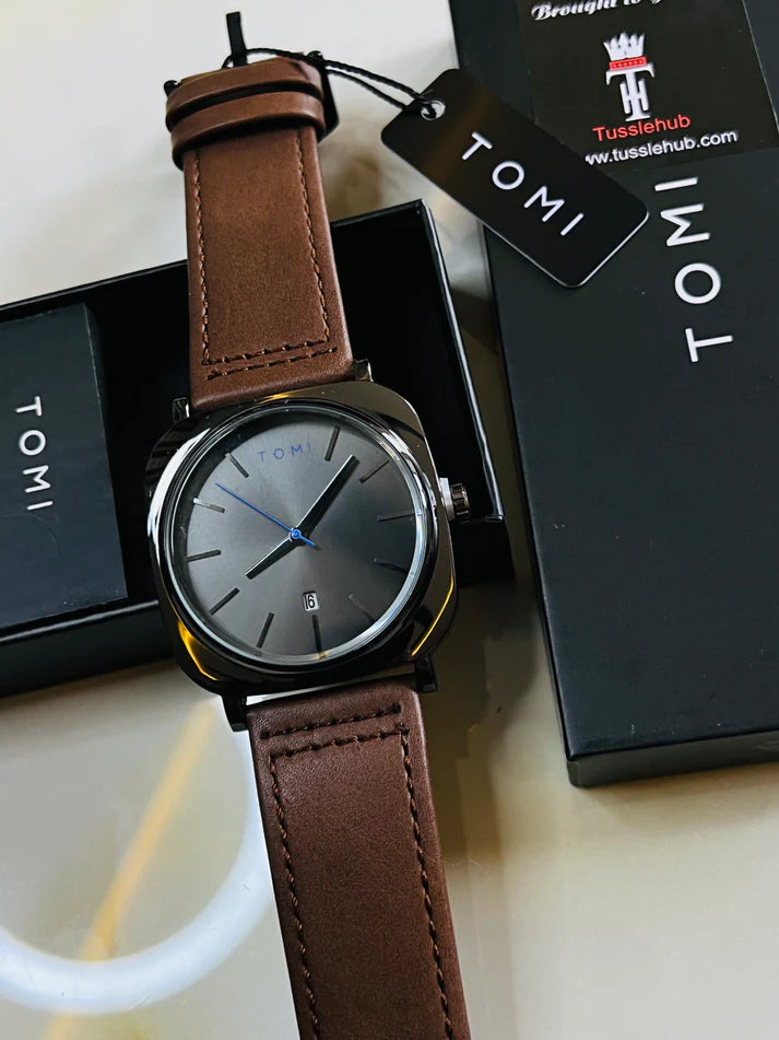 Tomi Brown Business Class Dial Watch