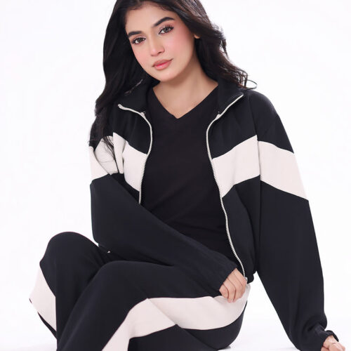 Fleece Tracksuit – Cool Fit - Black Sale price