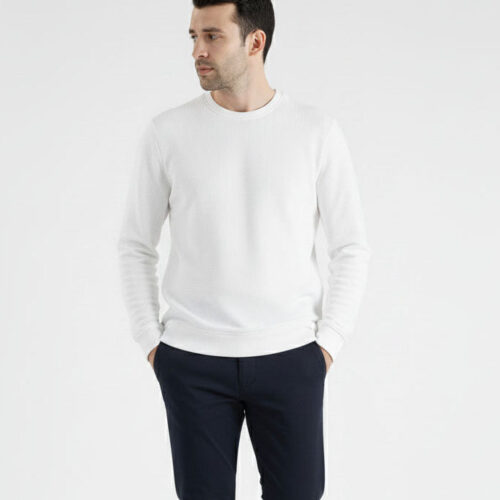 White Winter Sweatshirt