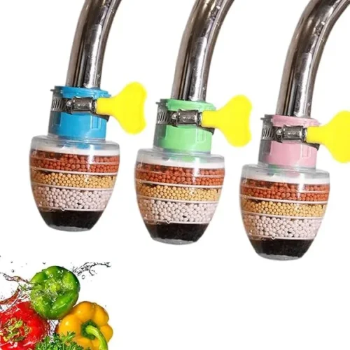 Six Layer Fine Filter Faucet Anti-Splash Water-Saving Shower-Head